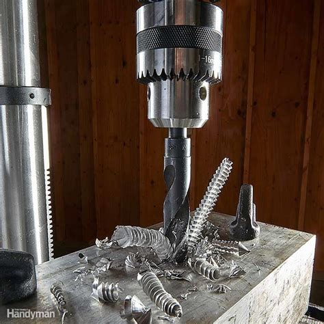 how to drill metal hole